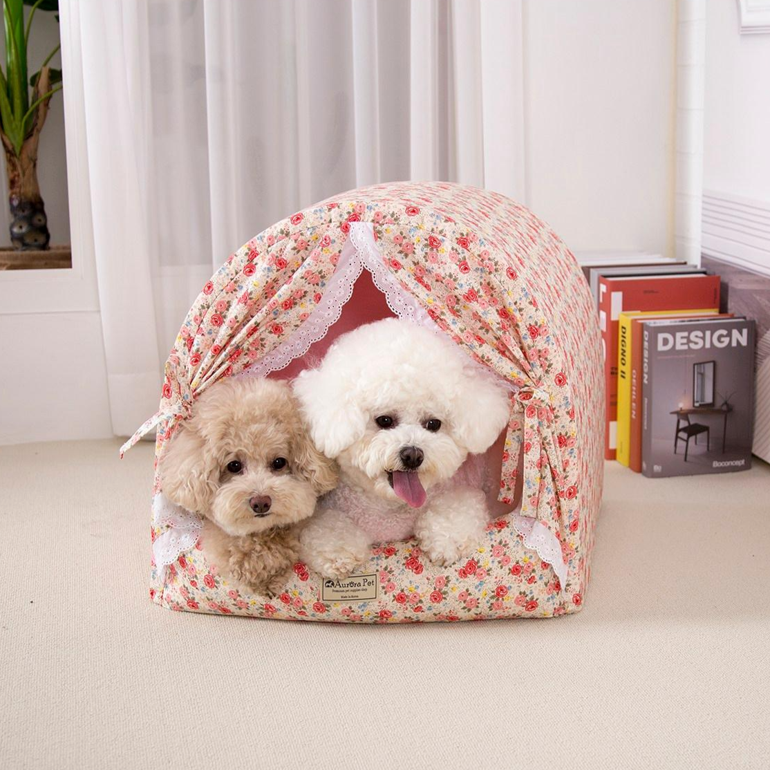 오로라펫 로즈가든 하우스 핑크-대형 55,550원