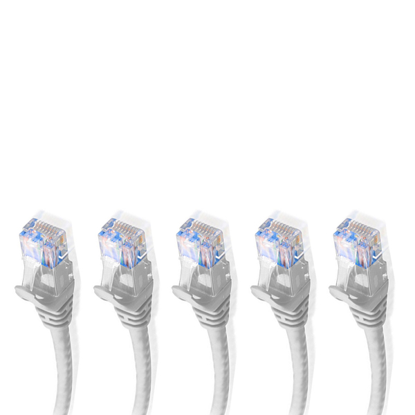 애니포트플러스 CAT.5E 랜선, 그레이, 5개, 2m 3,450원