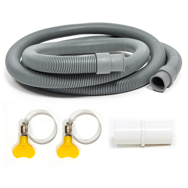 ZIO-BIZ 식기세척기 배수 호스 연결 세트 2M / 식기세척기 세탁기 에어컨 싱크대 호스 연결 연장 교체 배수호스 호스밴드 연결어댑터 수도호스 주름관 주름 자바라호스 호스커넥터 6,800원