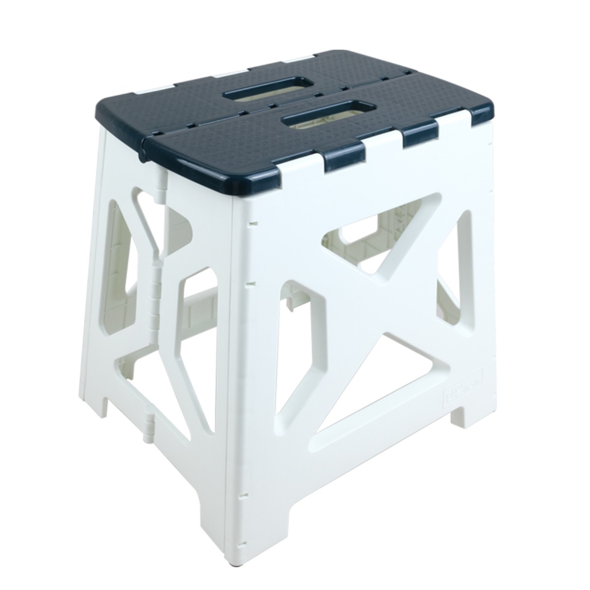 국산 튼튼한 접이식 의자 대형 하중 100kg 휴대용 캠핑 발판의자, 1개, 3.화이트+네이비 16,500원