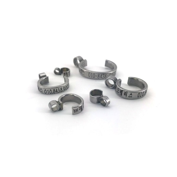 조류 이름표 고리 타입 각인 발목링_내추럴 모든 앵무새 사용 외출 산책 미아조 방지, 1개 23,000원