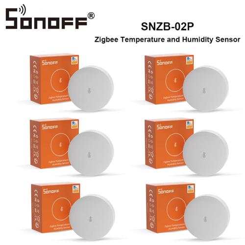 스마트 디지털 온습도계 온도 습도 센서 SONOFF SNZB-02P Zigbee 및 홈 감지기 Alexa Google Home Smartthings와 함께 작동 101,700원