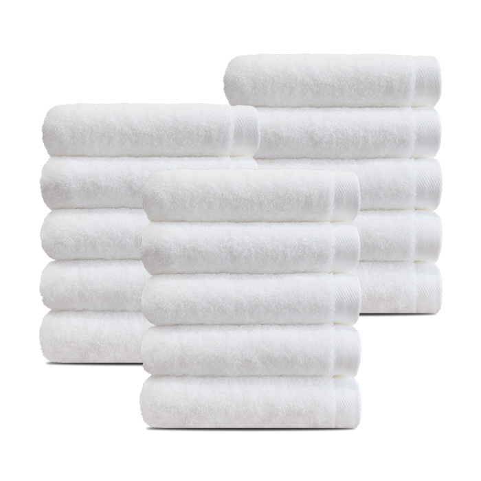 [주주] 흡수력좋은 40수 도톰한 200g 무형광 호텔수건, 화이트, 15개 45,900원