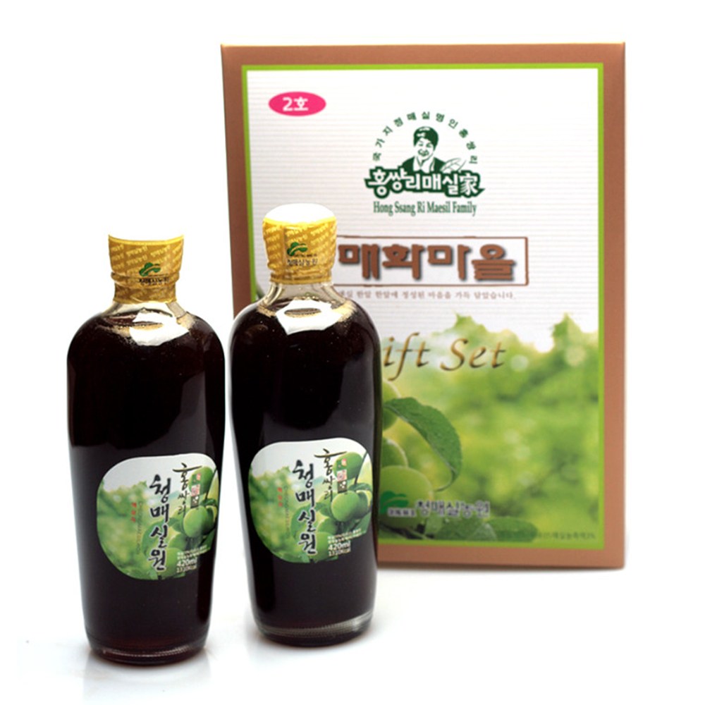 홍쌍리청매실 선물세트 2호 420*2 24,100원