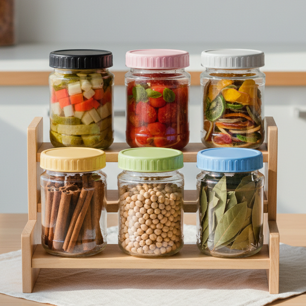 미르코리아 헥사 에코링 플라스틱 뚜껑 70mm 밀폐 유리병 기획 MK490 6P 과일청 소분 공병 13,090원