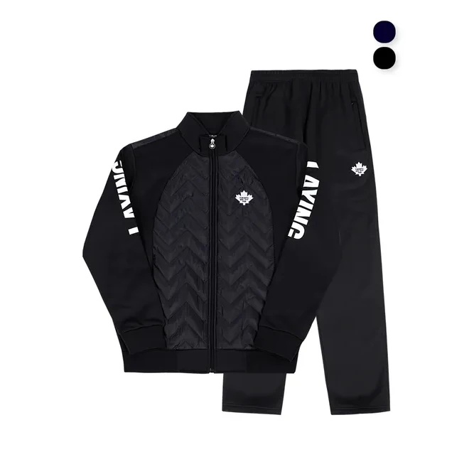 겨울 기모 패딩 트레이닝 세트 남성 점퍼 바지 두툼한 방한 캐나다 스타일 패딩세트 94,900원