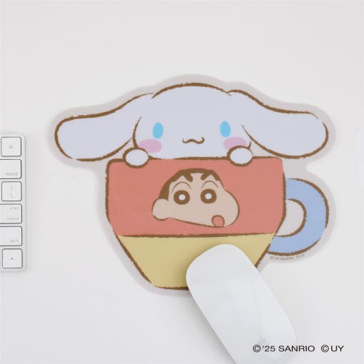 시나모롤x짱구는 못말려 마우스패드 컵디자인 4,000원