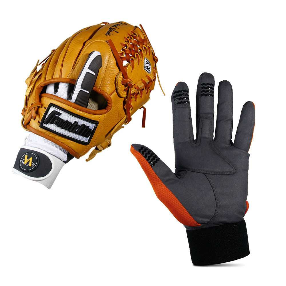 야구 수비 장갑 수비수 장갑, 오렌지(왼손착용), 1개 12,900원