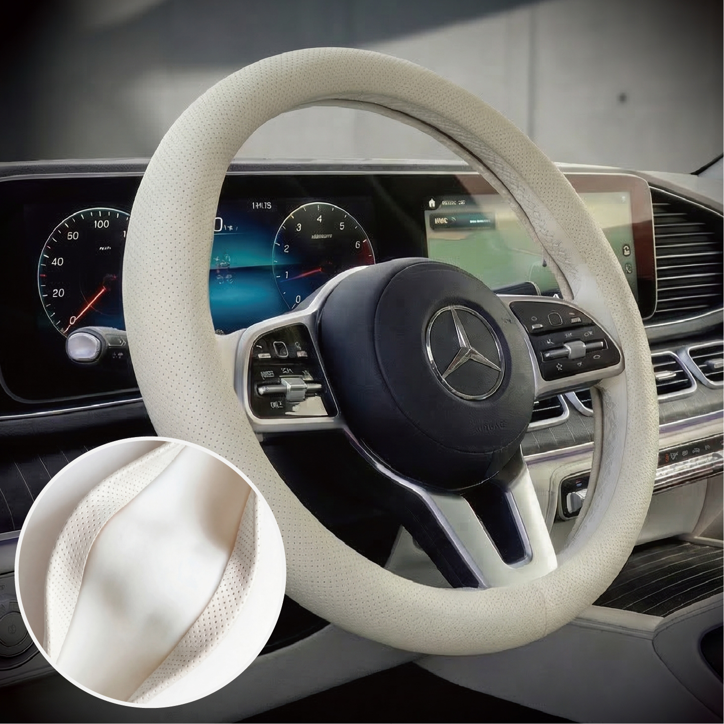 카사장 에어핏 자국 안남는 타공 핸들 커버, 글레시어화이트 21,900원