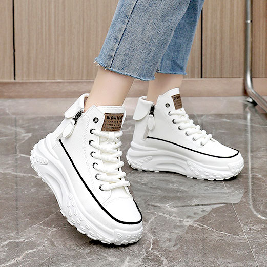 Modern Fashion 여성 지퍼 키높이 운동화 하이탑 스니커즈 22,260원