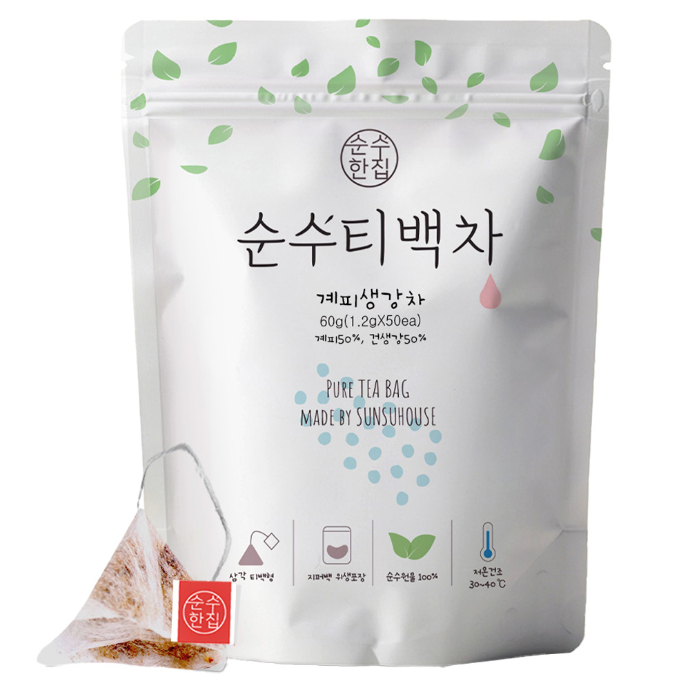 순수한집 계피생강차, 1.2g, 50개입, 1개 12,900원
