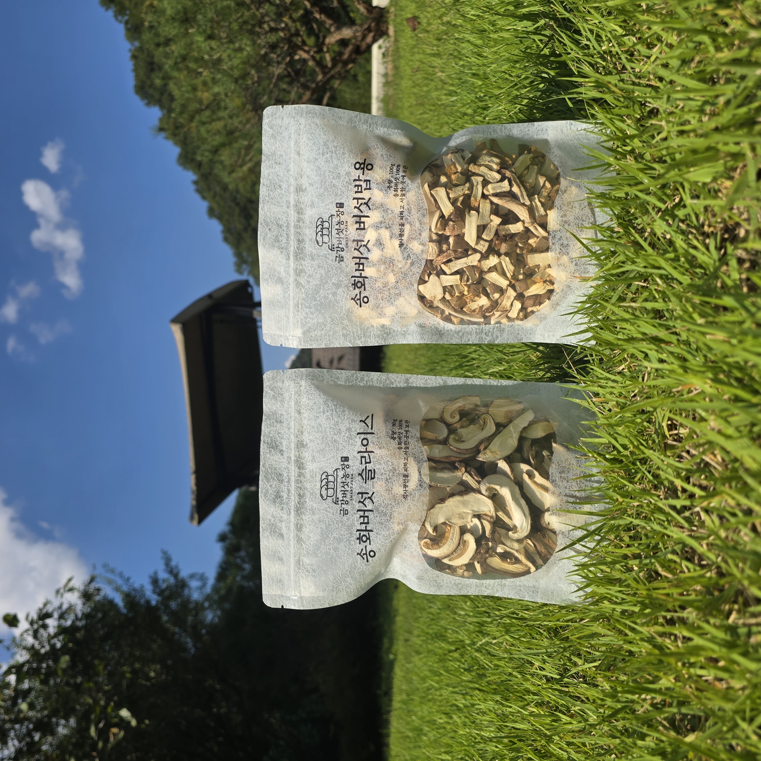 산지직송 저온건조 송화버섯 슬라이스 버섯밥용칩 가정용 선물용, 1개, 슬라이스+버섯밥용 180g 27,900원