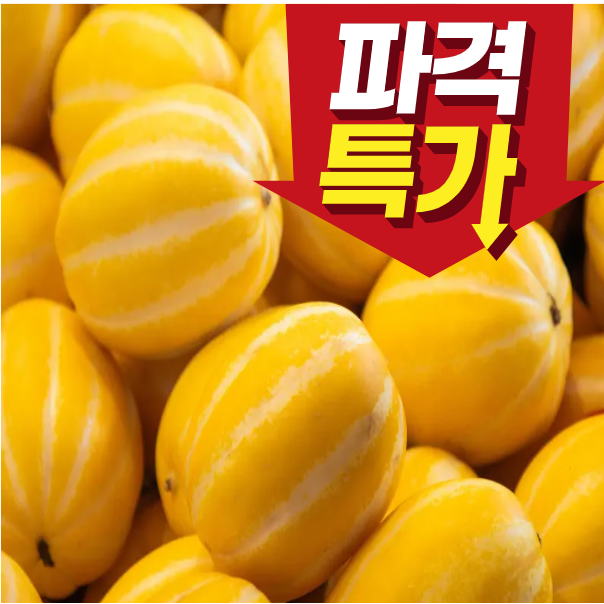 <맛쟁이> 성주 참외 달달하고 과즙팡 산지직송 꿀 성주 참외, 1박스, 10kg 꼬마참외(가정용) 75,550원