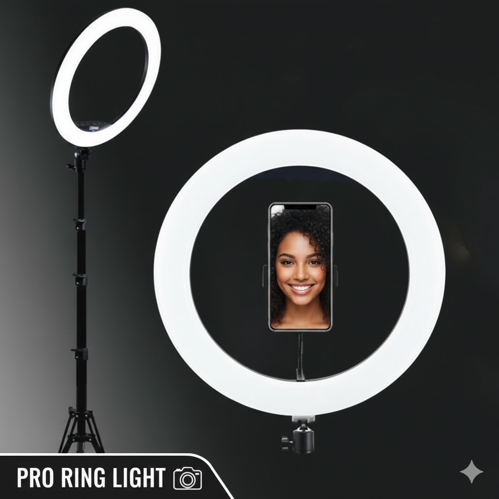 박스루트 링라이트 LED촬영조명 유튜브 개인방송 소품 삼각대 포함, 1개, 링라이트+삼각대 25,000원