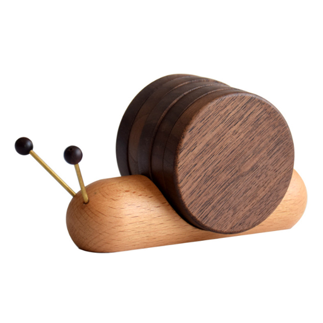 아메리칸로드 원목 달팽이 우드 티코스터 세트 RK2017 18,620원