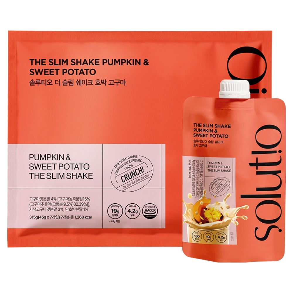 솔루티오 더 슬림 쉐이크 호박고구마 7p, 315g, 1개 23,110원