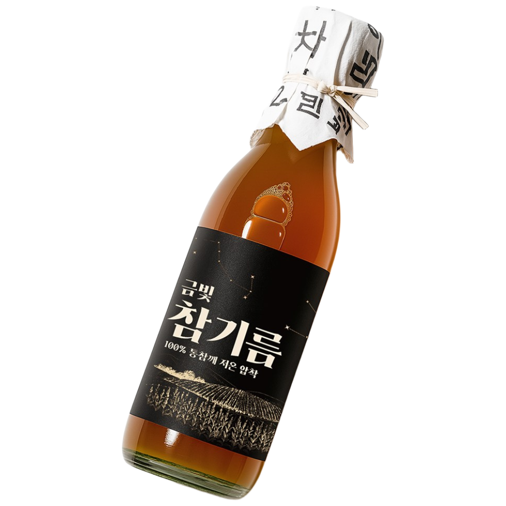 저온압착 금빛 참기름 고소한 통참깨, 2개, 350ml 19,000원