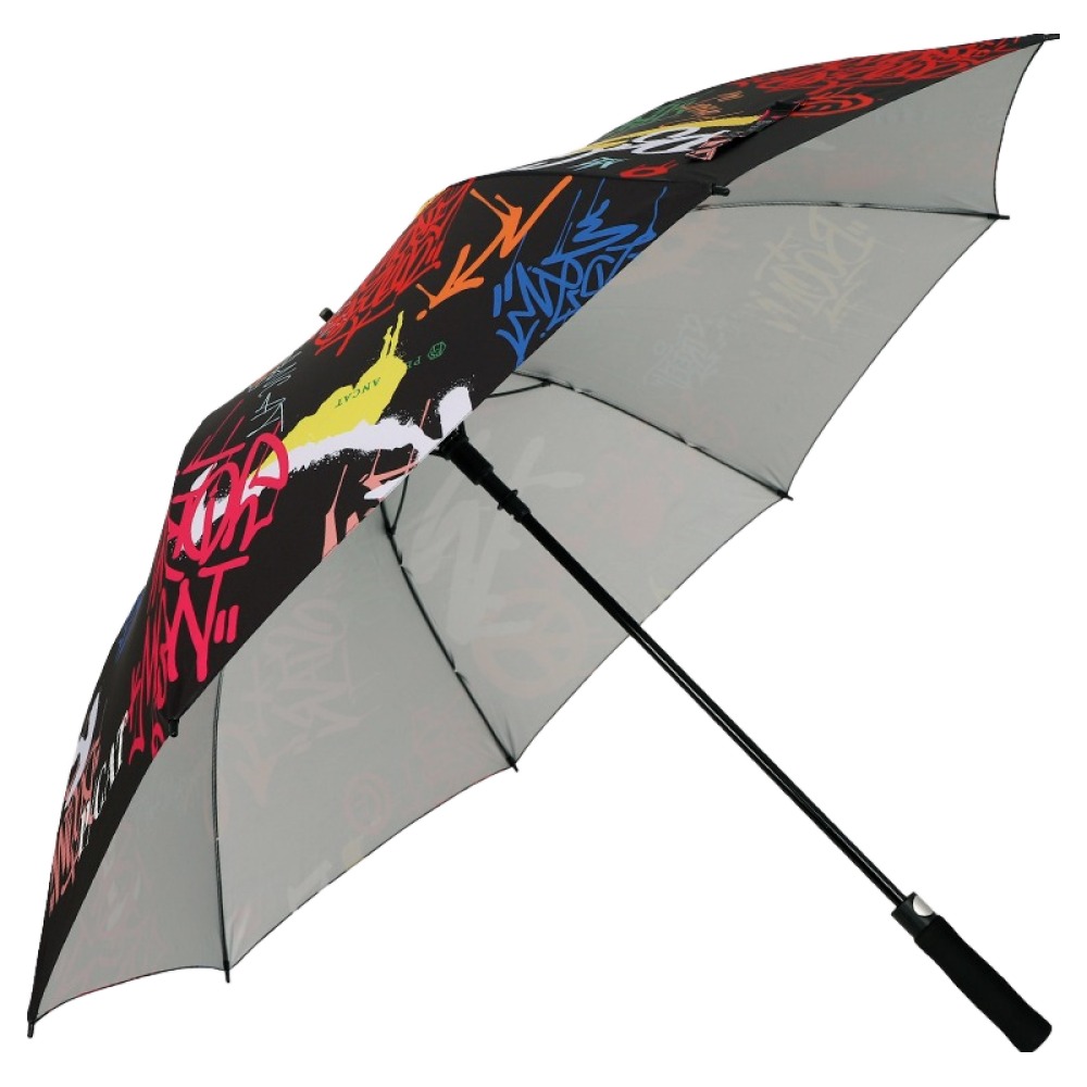 페르시안캣 그래피티 패턴 포인트 암막 골프 우산 P5FUUM01, 블랙, 1개 48,000원