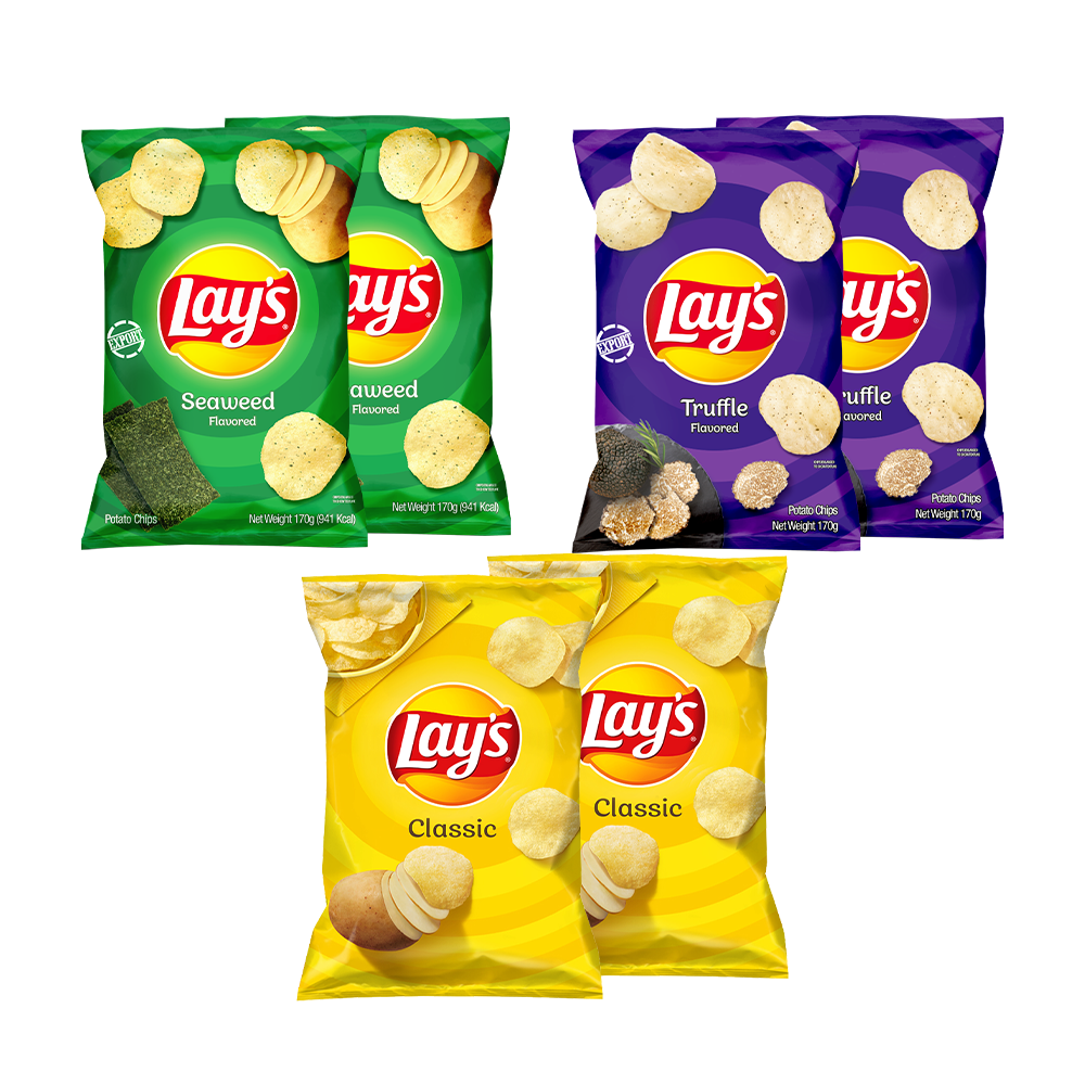 레이즈 감자칩 3종 총6개(클래식+씨위드+트러플), 170g, 6개 26,500원