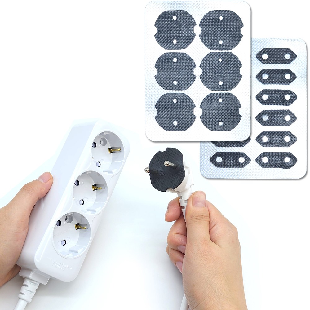 불독 콘센트 플러그 전기코드 멀티탭 화재방지 스티커 난연 소화패치 24개 15,800원