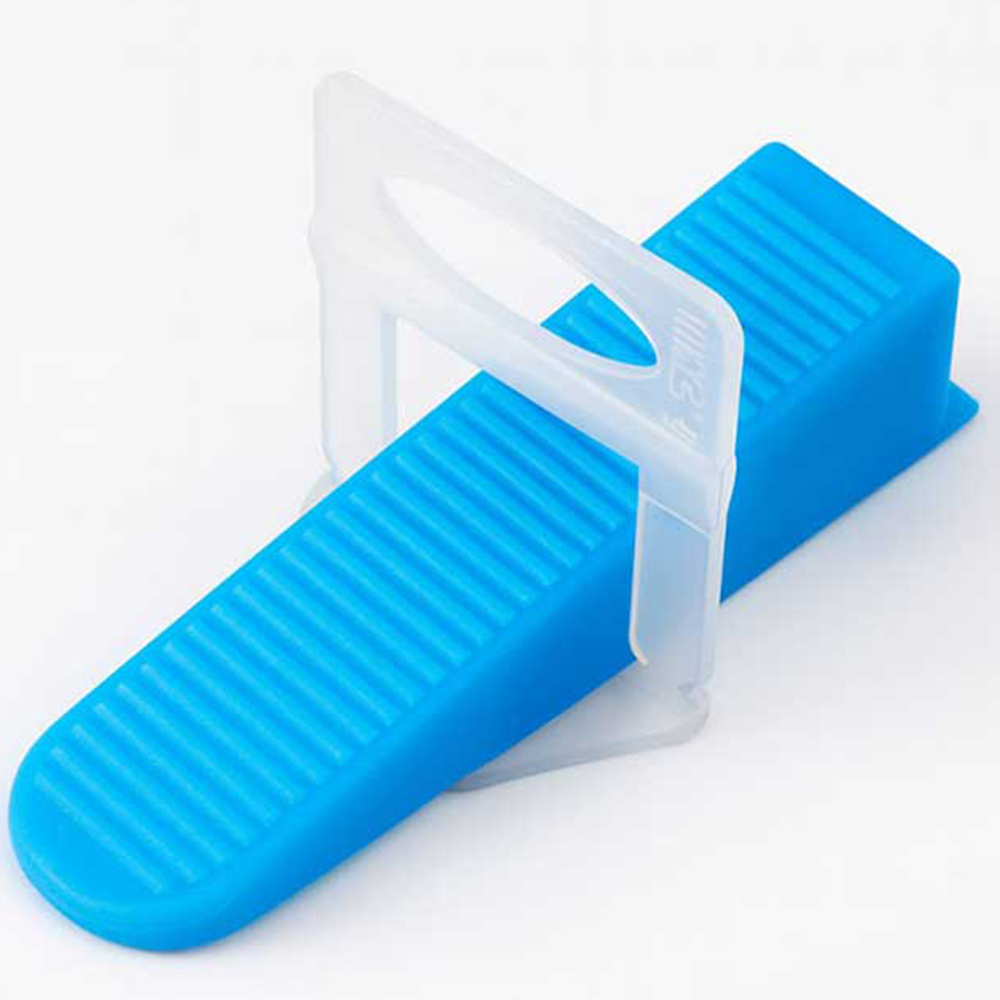 공구대왕 평탄클립 쐐기 라운드형 블루 타일 평탄 쐐기 100개 1봉, 20개 64,000원