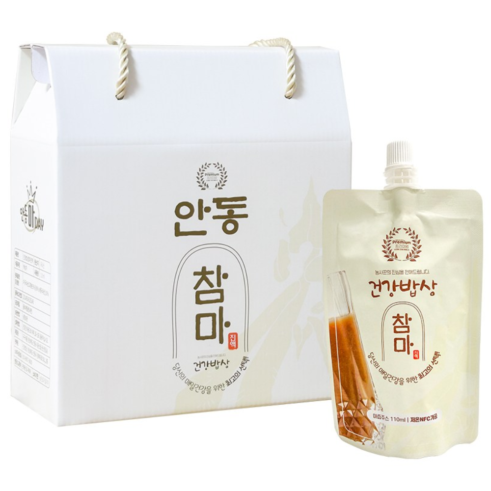 껍질 벗긴 국산 안동 참마즙 110ml 15포 고급스파우트형, 15개, 110ml 24,150원