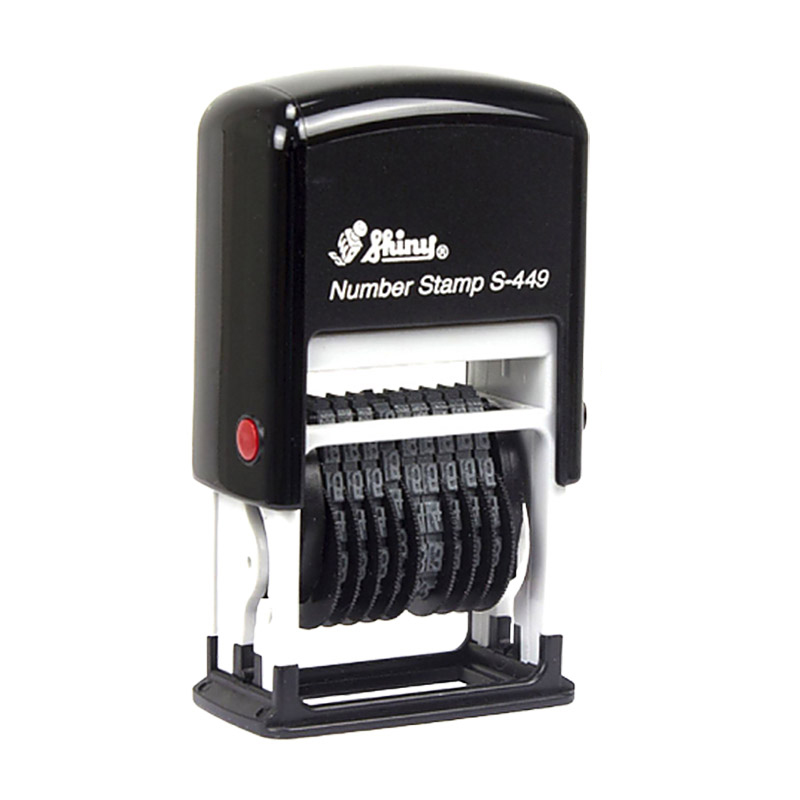 Shiny 넘버링 사각 자동스탬프 9단 4mm S-449 케이스컬러 랜덤 발송 10,660원