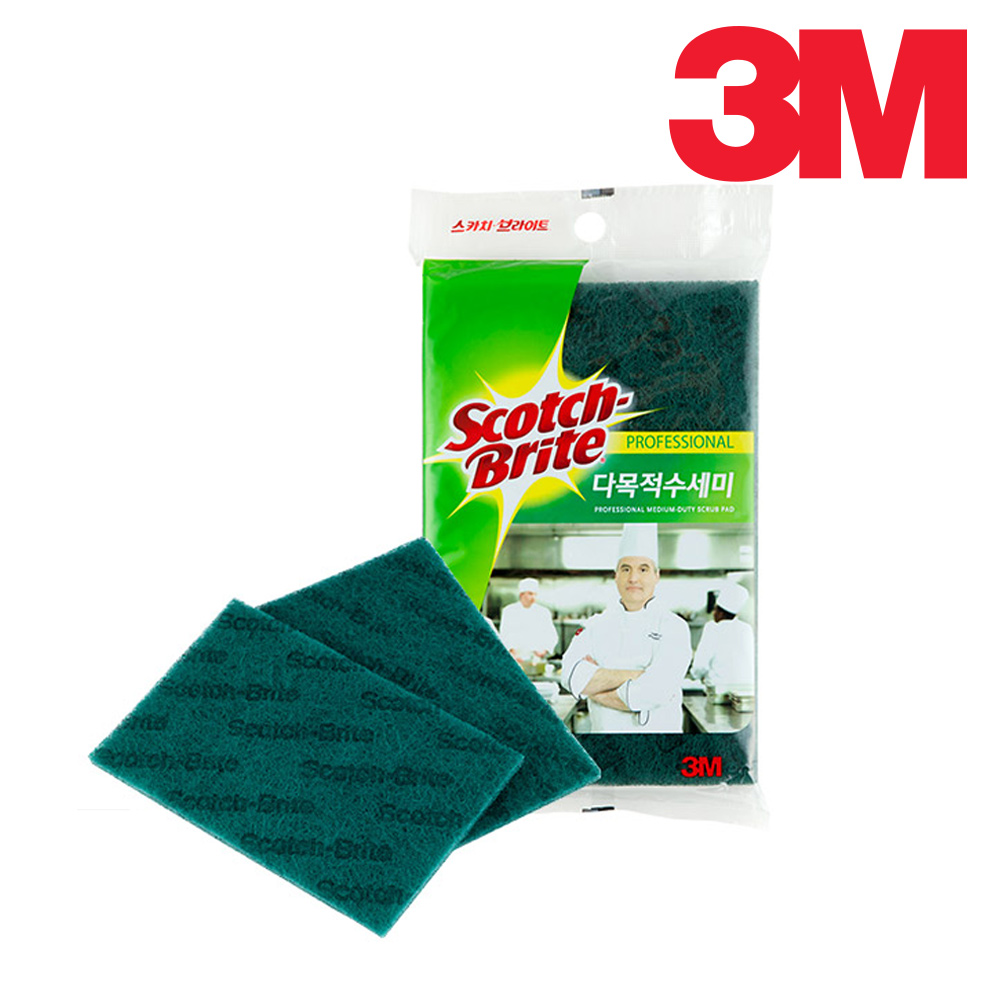 3M 스카치브라이트 96 다목적 수세미 주방 청소 2,500원