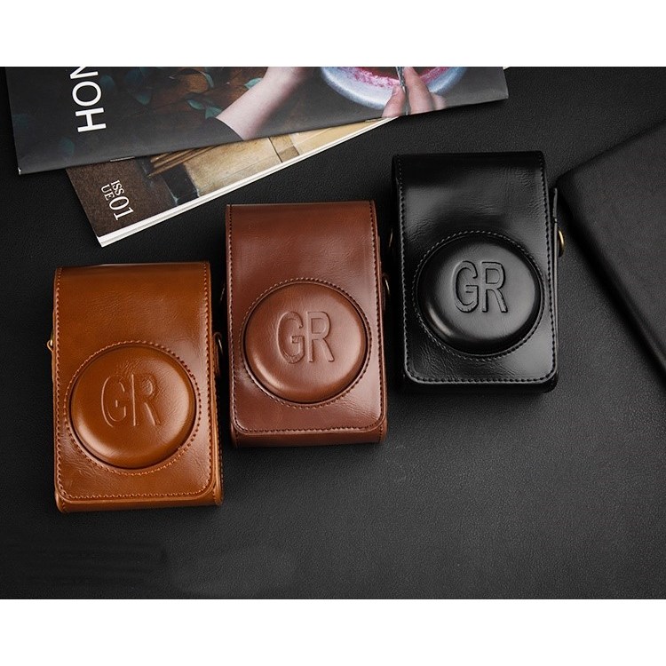 리코 GR4 GR3X GR3 GR2 전용 카메라 가죽 케이스 파우치 13,900원