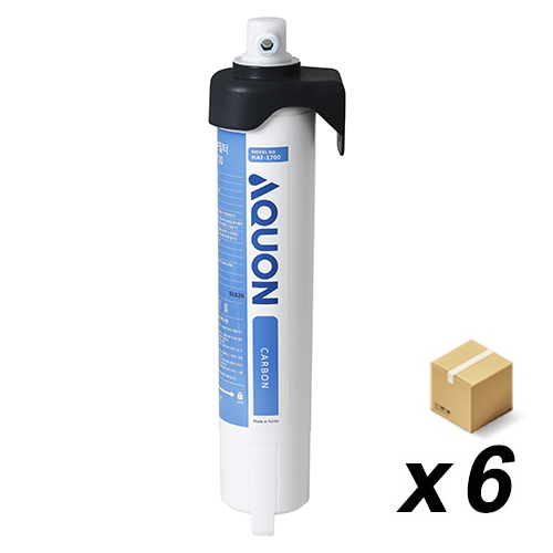 아쿠온 카본필터+정수필터 헤드, HAF-1700, 6개 750,000원