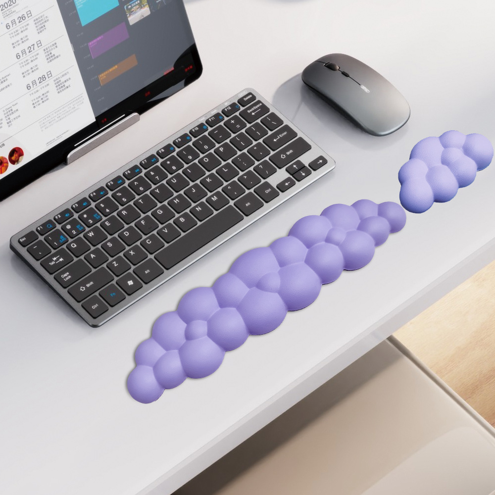 레디박스 구름 실리콘 마우스패드 키보드 메모리폼 손바닥받침 손목패드, 1세트, 바이올렛 12,900원