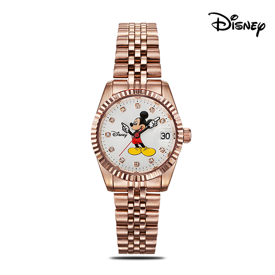 디즈니정품 미키마우스 타임리스 31mm 패션 큐빅장식 손목시계 D10231RG 69,000원