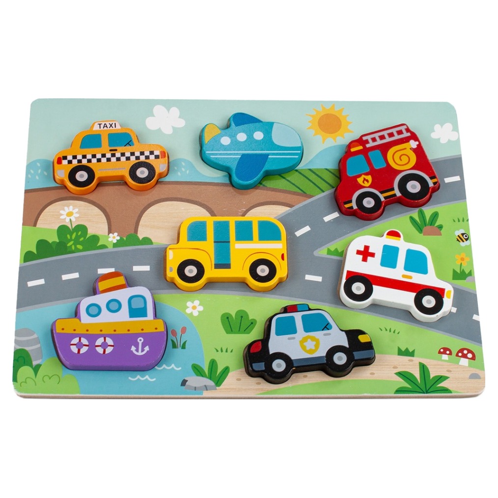 하이판다 원목 퍼즐 교통, 1개 9,400원