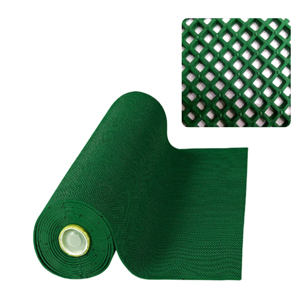초면애 미끄럼방지 수영장매트 스퀘어(SQUARE) 4mm 1.2M폭 x 6M 사각 롤 현관매트, 스퀘어 그린, 1개 140,000원