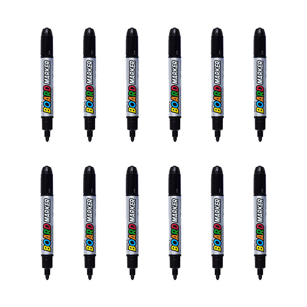 동아연필 화이트보드마카 1타, 12개, 블랙 7,410원