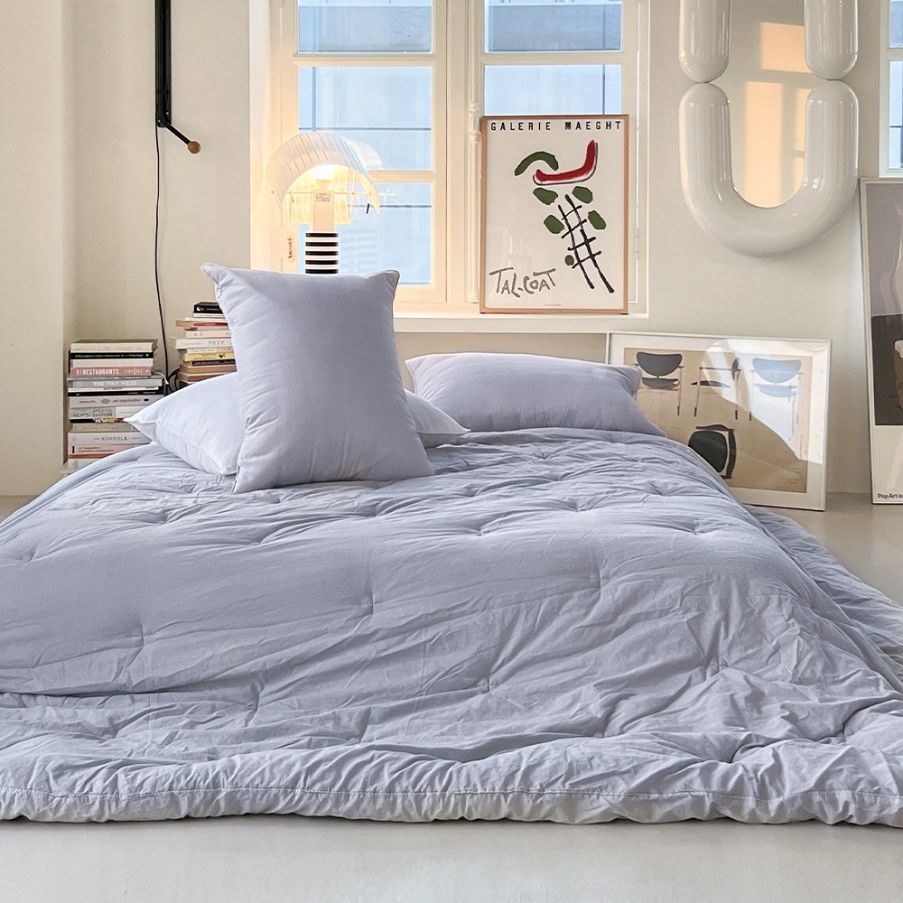 부드러운 사계절 피그먼트 워싱 순면 알러지케어 봄 가을 간절기 차렵이불 10컬러 57,900원