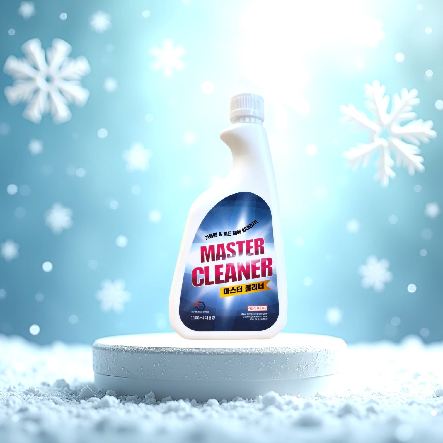 마스터 클리너 대용량 기름때 제거 오븐 스텐 후드 청소 다목적 세정제, 1개, 1.1L 26,000원