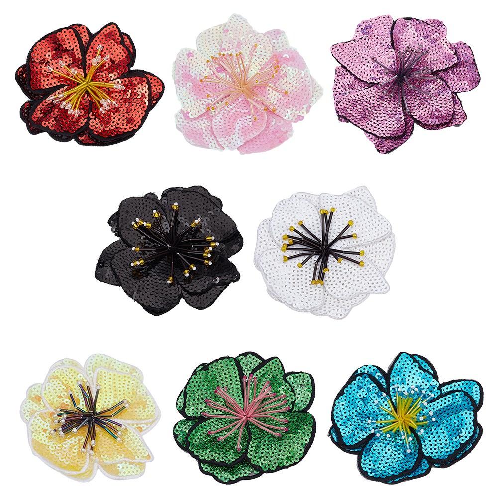 컬러풀 꽃다발 자수 패치 생동감 있는 의류 액세서리 DIY 핸드메이드 수공예 소품, 1개, 믹스 컬러 440 21,110원