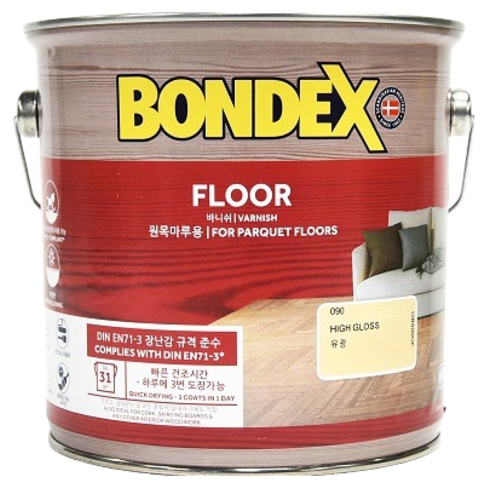 본덱스 수성 바니쉬 무광 2.5L, 1개 81,900원