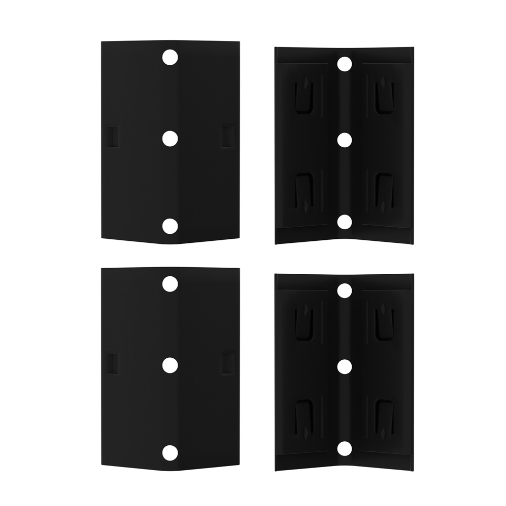 스피드랙 기둥연결브라켓 부속 4P세트, 블랙 7,390원