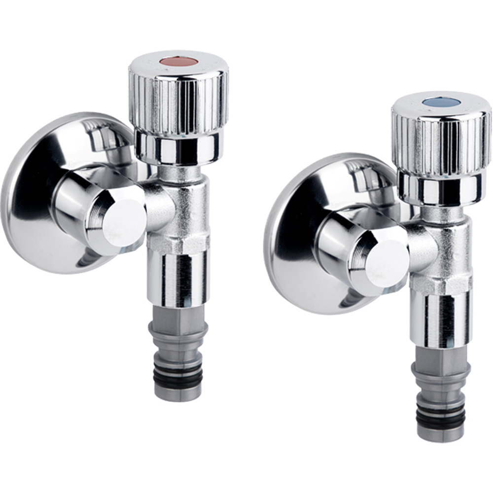 두진 초슬림 세탁기 수도꼭지 L자형 온수 + 냉수 세트 29,050원