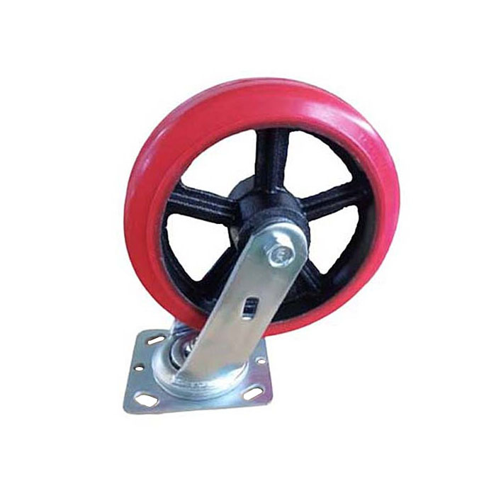 고하중 캐스터 캐스타 8인치 회전 브레이크 바퀴 176,550원