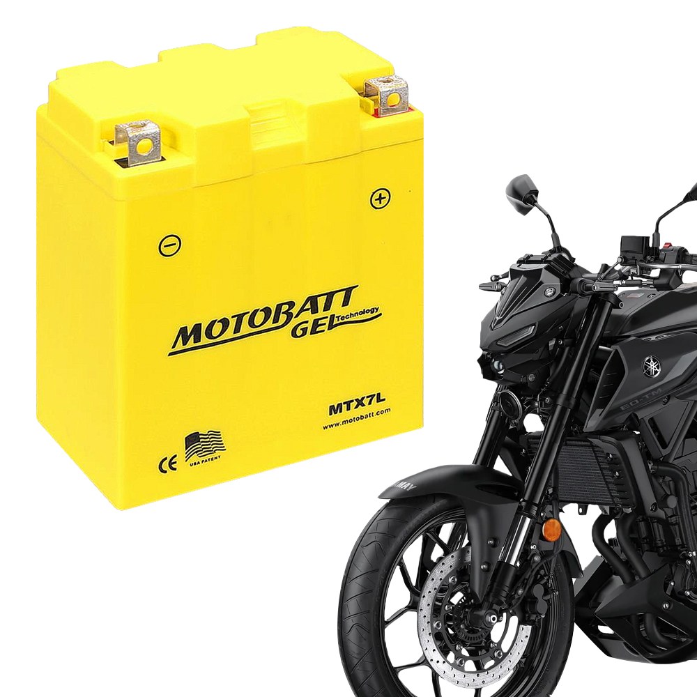 모토뱃젤 오토바이배터리 MTX7L 12V 7AH YTX7L-BS 밧데리, 1개, 야마하 MT03 50,740원