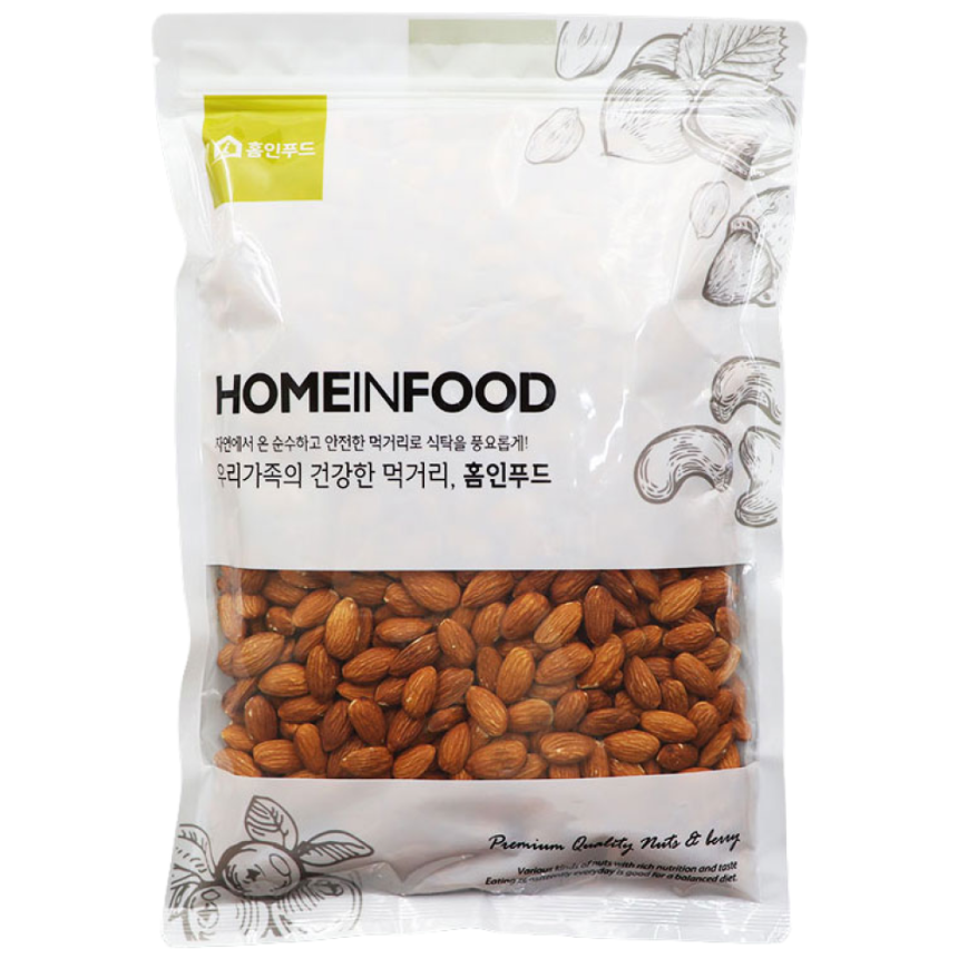 홈인푸드 25년산 햇볶음아몬드, 1kg, 3개 48,700원