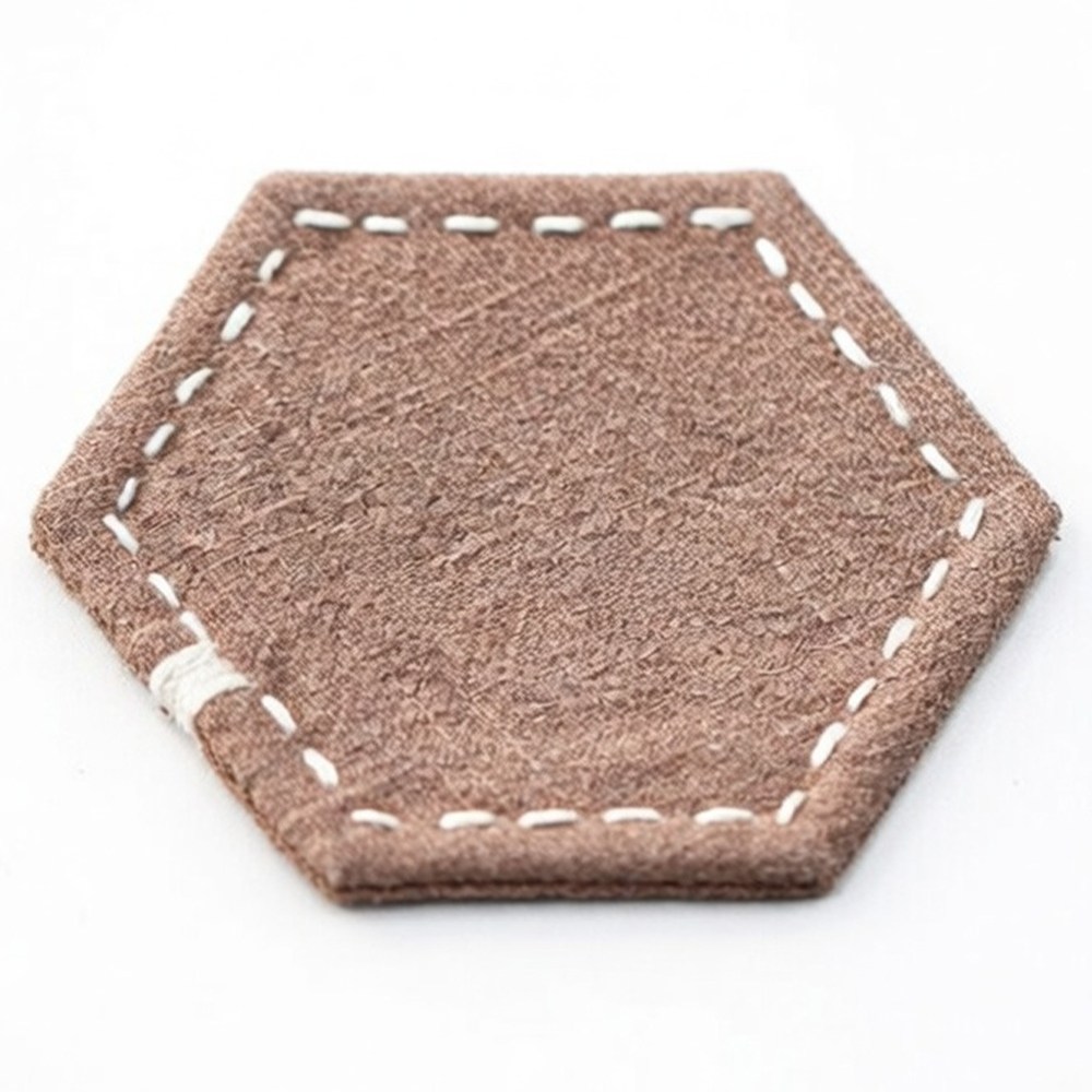 오릴리 린넨 면화 티 코스터 컵받침 시리즈 4종, 1개, 커피 브라운 9,900원