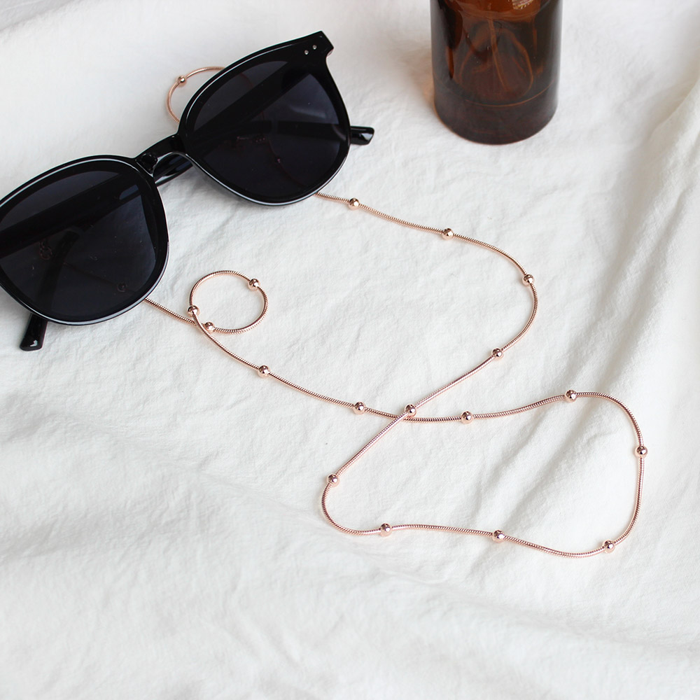 써지컬스틸 안경줄 14K이온도금 구슬볼 선글라스줄 안경목걸이 17,800원