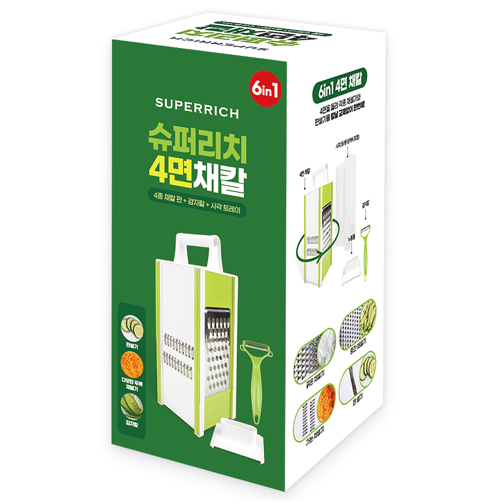 슈퍼리치 4면 채칼 10,620원
