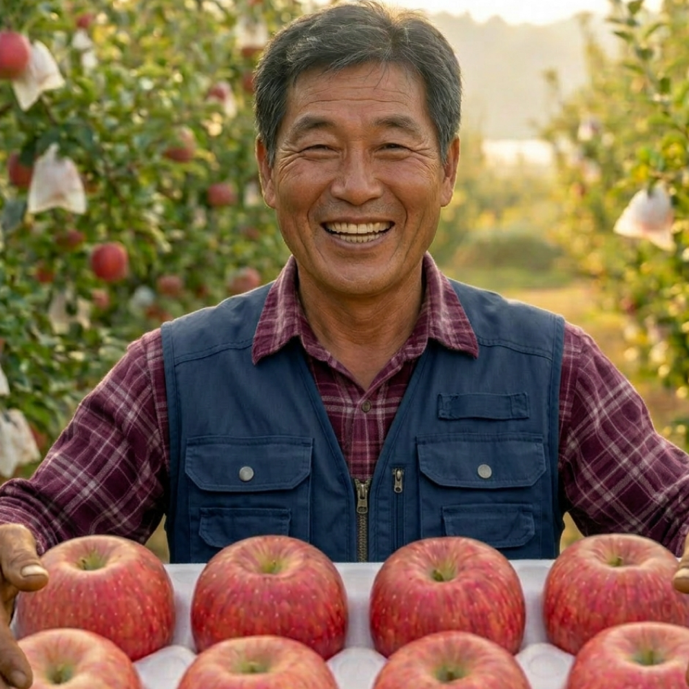 전만수농부 국내산 부사 사과 가정용, 1박스, 5kg 대과 산지직송 38,900원