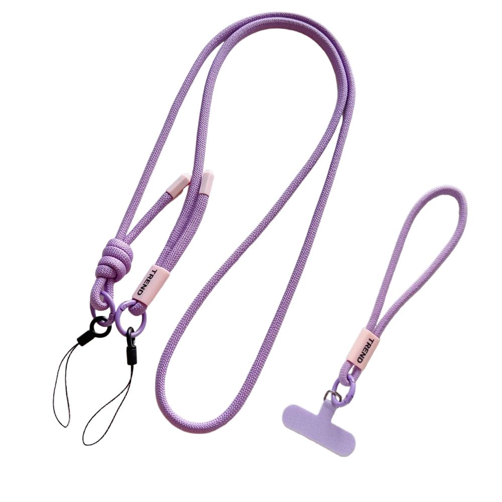 앤루프 도난 방지 길이조절 핸드폰 스트랩 2종세트(숄더스트랩+손목스트랩), 1세트, 05 연보라 8,900원