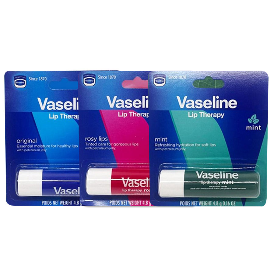 바세린 립테라피 스틱 4.8 g 오리지널+로지립스+민트 3종세트, 1개 7,900원